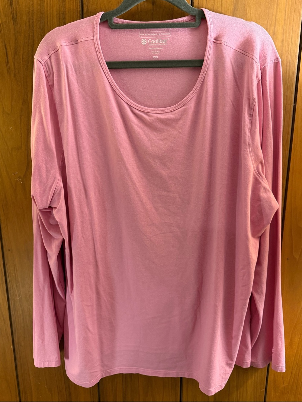 Coolibar Women's Long-Sleeve Sun Shirt in Rose Pink